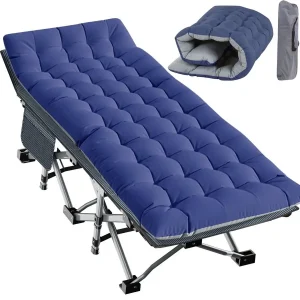 Oversized XXL Folding Camping Cot for Adults
